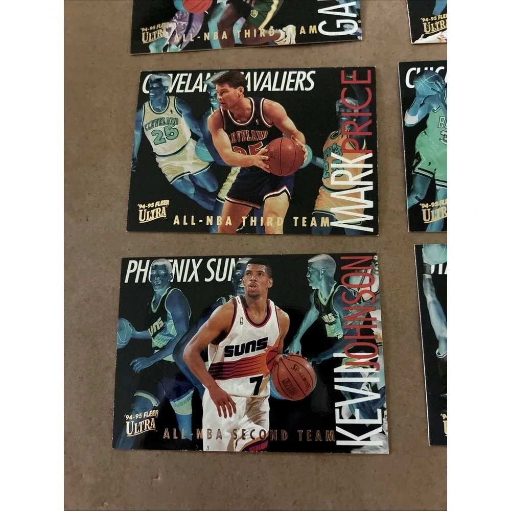 1994-95 Fleer Ultra Basketball All NBA Team Lot of 9 Wilkins Malone Pippen